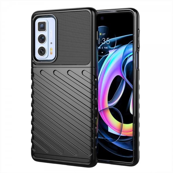 Motorola Edge 20 Pro Kuori Thunder Series Musta