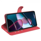 Motorola Edge 30 Suojakotelo Litsi Punainen