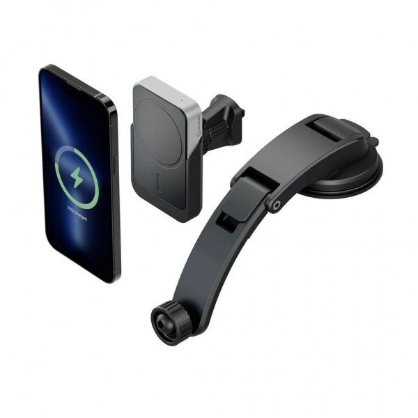 ALOGIC Matrix Magneettinen Autolaturi Ilmanvaihto- ja Kojelaakitelineellä MagSafe