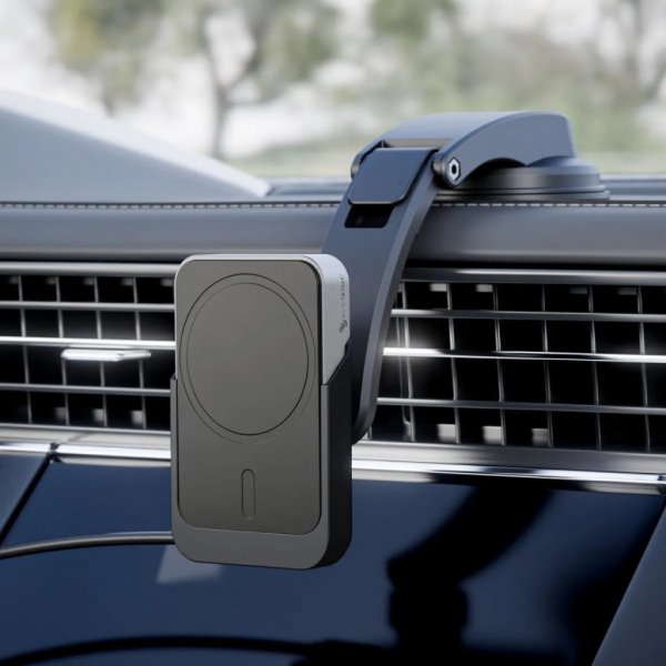 ALOGIC Matrix Magneettinen Autolaturi Ilmanvaihto- ja Kojelaakitelineellä MagSafe