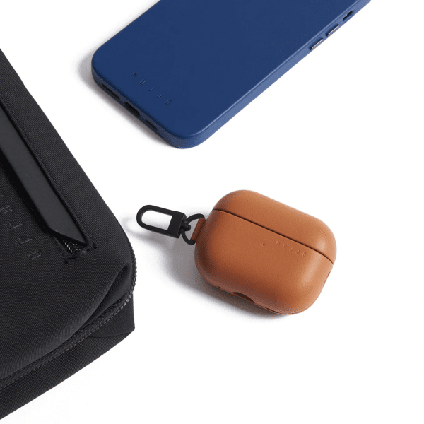 Mujjo AirPods Pro 2 -suojakuori Echelon Light Tan