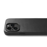 Mujjo iPhone 15 Pro Max Kuori Shield Case Musta