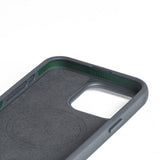 Mujjo iPhone 15 Pro Max Kuori Shield Case, teräksensininen