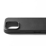 Mujjo iPhone 16 -kuori Täysnahkakotelo Musta
