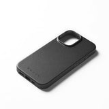 Mujjo iPhone 16 -kuori Täysnahkakotelo Musta