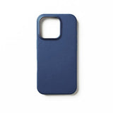 Mujjo iPhone 16 Pro -kuoret, täysnahkainen Monaco Blue -suojakotelo