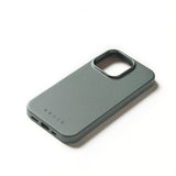 Mujjo iPhone 16 Pro -kotelo täysin nahkaa, Green Smoke