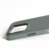 Mujjo iPhone 16 Pro -kotelo täysin nahkaa, Green Smoke