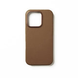 Mujjo iPhone 16 Pro kuoret Full Leather Case Dark Tan