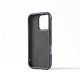 Mujjo iPhone 16 Pro Shield Case, musta