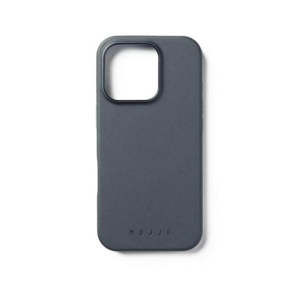 Mujjo iPhone 16 Pro -kuori Maiz Case Steel Blue