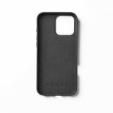 Mujjo iPhone 16 Pro Max -kotelo täysnahkaa, musta