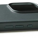 Mujjo iPhone 16 Pro Max -kotelo täysnahkaa, Livid Green