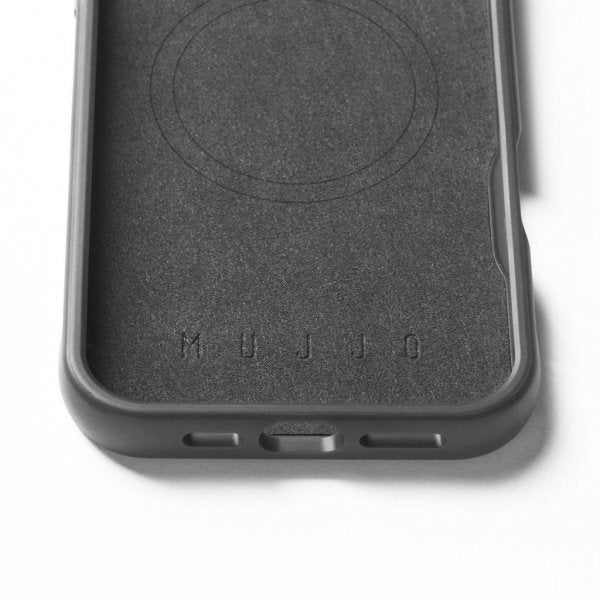 Mujjo iPhone 16 Pro Max -suojakuori Shield Case Musta