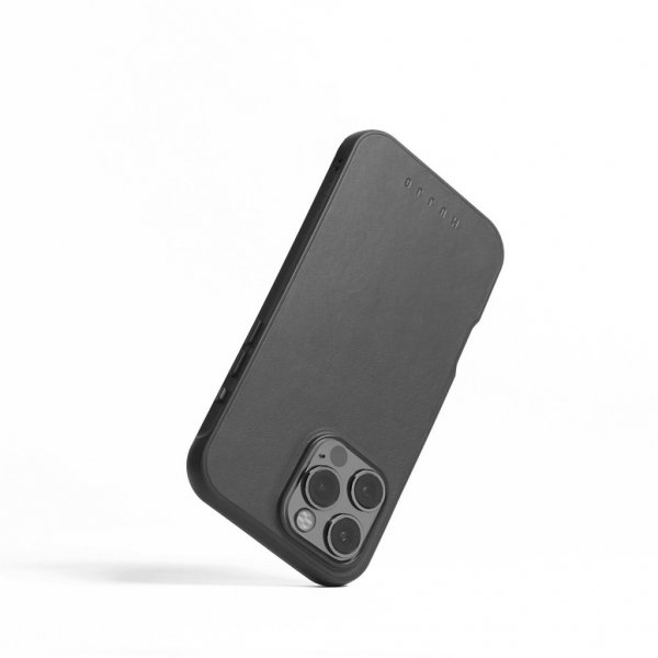 Mujjo iPhone 16 Pro Max Shield Case, teräksensininen