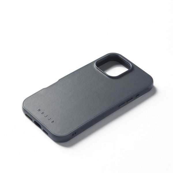 Mujjo iPhone 16 Pro Max Shield Case, teräksensininen