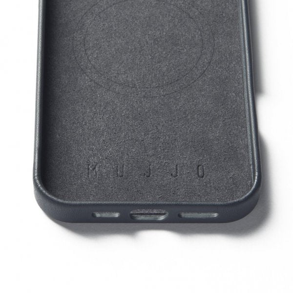 Mujjo iPhone 16 Pro Max -kuori Maiz Case Steel Blue