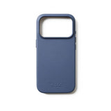 Mujjo iPhone 17 Pro -suojakuori, täysnahkainen MagSafe, Monaco Blue