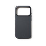 Mujjo iPhone 17 Pro -kuori, kokonahkainen kotelo MagSafe Basalt