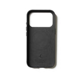 Mujjo iPhone 17 Pro Full Leather Wallet Case MagSafe Musta
