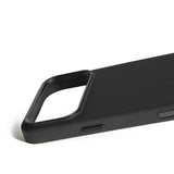 Mujjo iPhone 17 Pro Max Kuori Täysnahkainen Kotelo MagSafe Musta