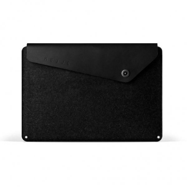 Mujjo MacBook Sleeve 16" Musta