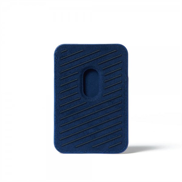 Mujjo Korttikotelo Full Leather Magnetic Wallet Monaco Blue