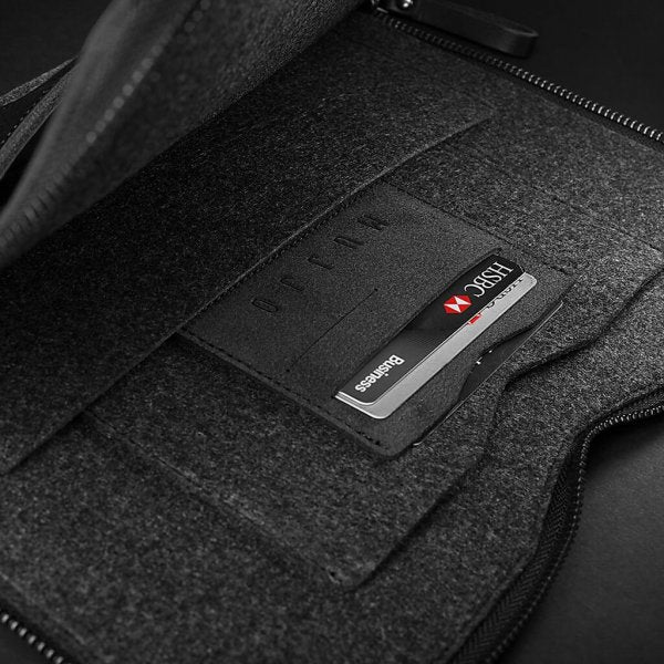Mujjo MacBook Carry-On Folio Sleeve 12" Musta