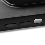Mujjo iPhone 14 Full Leather Case MagSafe -suojakuori, musta