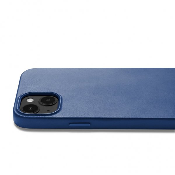 Mujjo iPhone 14 Plus -täysnahkakotelo MagSafe musta
