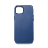 Mujjo iPhone 14 Plus -täysnahkakotelo MagSafe Monaco Blue