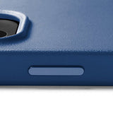 Mujjo iPhone 14 Plus -täysnahkakotelo MagSafe Monaco Blue