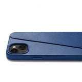 Mujjo iPhone 14 Plus -täysnahkainen lompakkokotelo, ruskea
