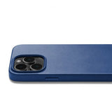 Mujjo iPhone 14 Pro -kuoret täysnahkaa, MagSafe, Monaco Blue