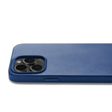 Mujjo iPhone 14 Pro Max -kuori, täysnahkainen, MagSafe, Monaco Blue