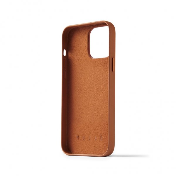 Mujjo iPhone 14 Pro Max -suojakuori, täysnahkainen lompakkokotelo, Monaco Blue