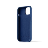 Mujjo iPhone 14 Full Leather Wallet Case - Monaco Blue