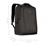 Wenger MX Professional 16" kannettavan tietokoneen reppu, harmaa