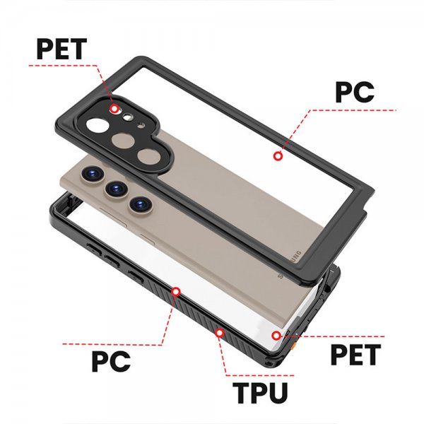 Armor-X Samsung Galaxy S24 Ultra -kuori MX Waterproof Case