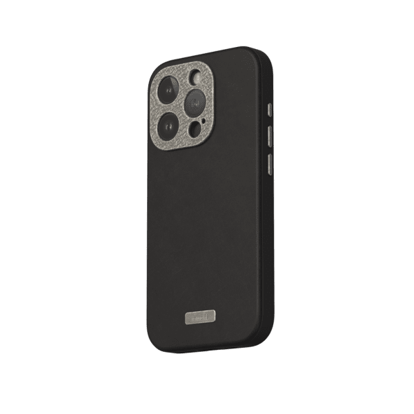 Moshi iPhone 15 Pro -suojakuori Napa MagSafe Midnight Black