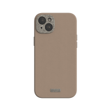 Moshi iPhone 15 Plus -suojakuori Napa MagSafe, Woodsmoke Brown