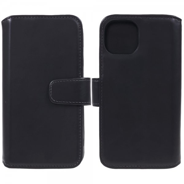 Nordic Covers iPhone 12/iPhone 12 Pro -kuori Essential Leather Raven Black