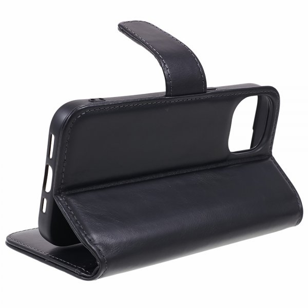 Nordic Covers iPhone 12 Mini Kotelo Essential Leather Raven Black
