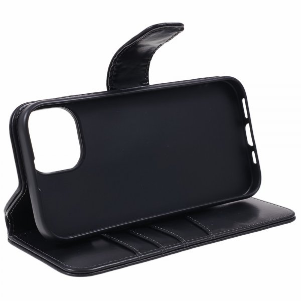 Nordic Covers iPhone 11 -kotelo Essential Leather Raven Black
