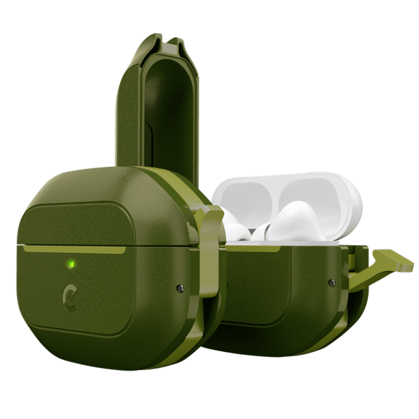 KeyBudz AirPods Pro 2 -suojakuori Element Series Forest Green