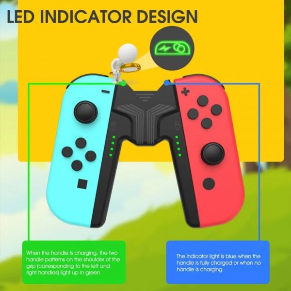 Aolion Nintendo Switch Joy-Con Latauskahva