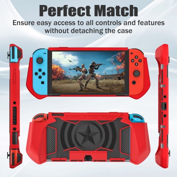 Nintendo Switch OLED -kuoret, punainen