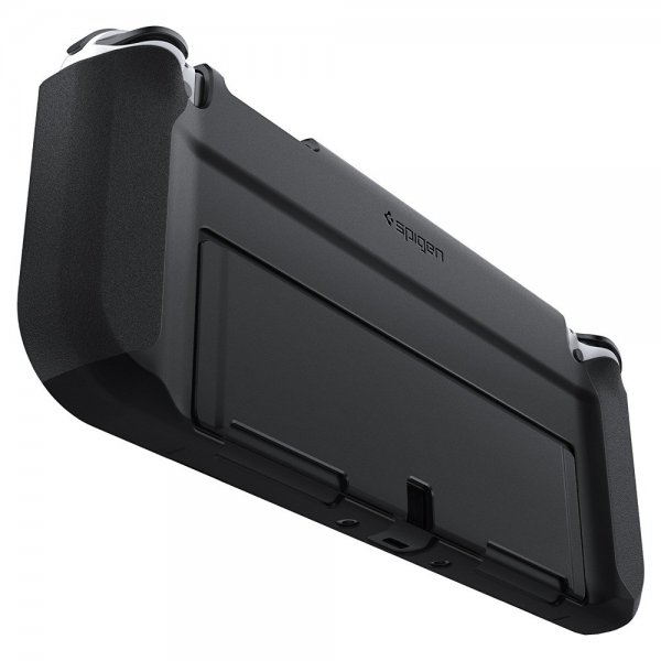 Spigen Nintendo Switch OLED -kuori, Thin Fit, musta