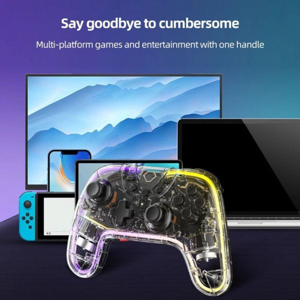 Aolion Nintendo Switch Peliohjain Kirkas RGB
