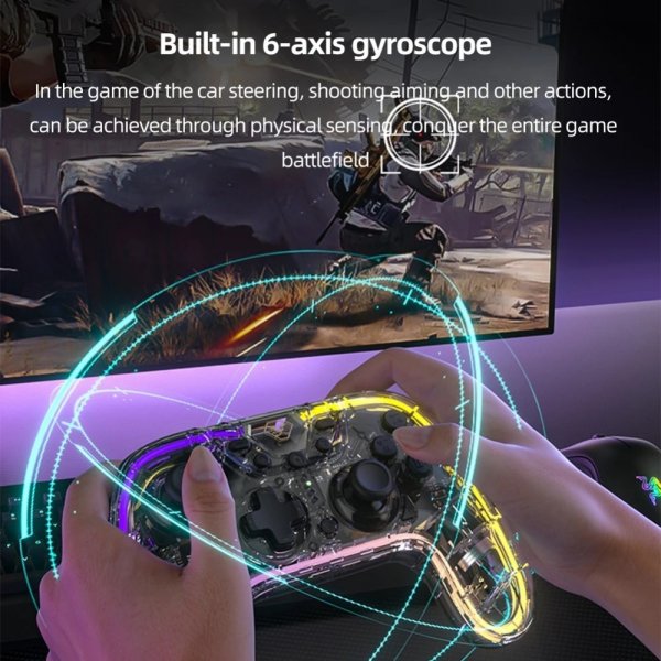 Aolion Nintendo Switch Peliohjain Kirkas RGB